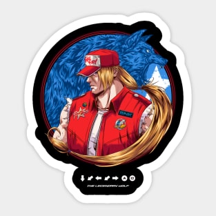 The legendery wolf - Terry Sticker